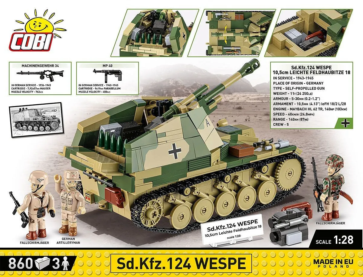 Cobi Sd.Kfz.124 Wespe - Executive Edition