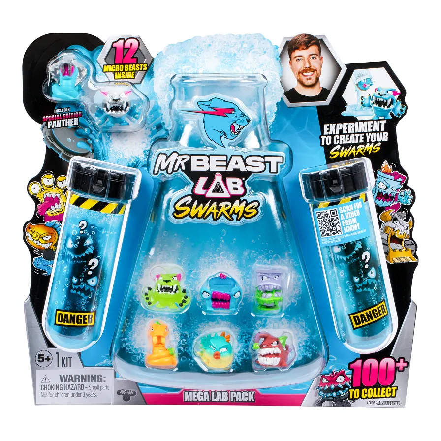 MrBeast Lab Swarms MEGA Lab 12 Pack Assorted Styles