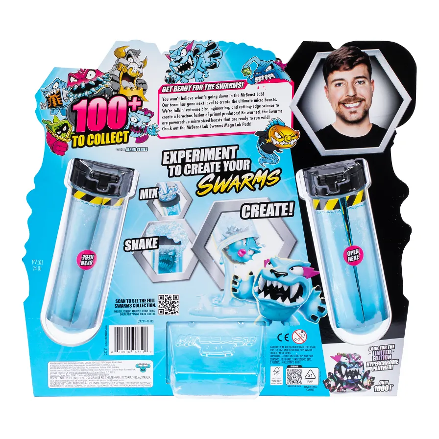MrBeast Lab Swarms MEGA Lab 12 Pack Assorted Styles