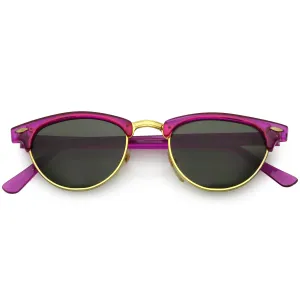 True Vintage Dead Stock Colorful Half Frame Sunglasses C573